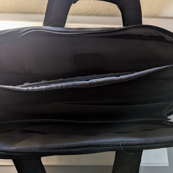 Eco Style Laptop Bag - Black and Orange - Lots of Pockets! - Picture 3 of 3